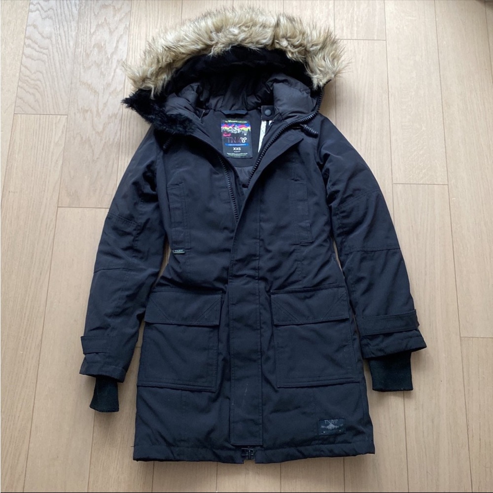 TNA down jacket size XXXS black